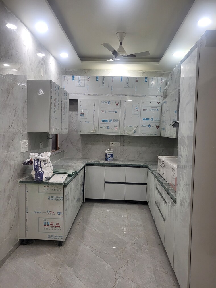 Kitchen, yk-homes 4 Bedroom 240 Sq.Yd. Builder Floor In Green Fields Colony Faridabad 8823847