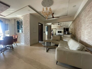 Living Room in 3 BHK Apartment at Lodha Luxuria, Majiwada – for Rent