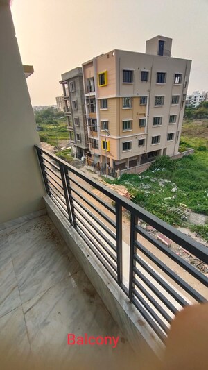 Balcony in 3 BHK Apartment at Greenwood Complex, Kaikhali – for Sale