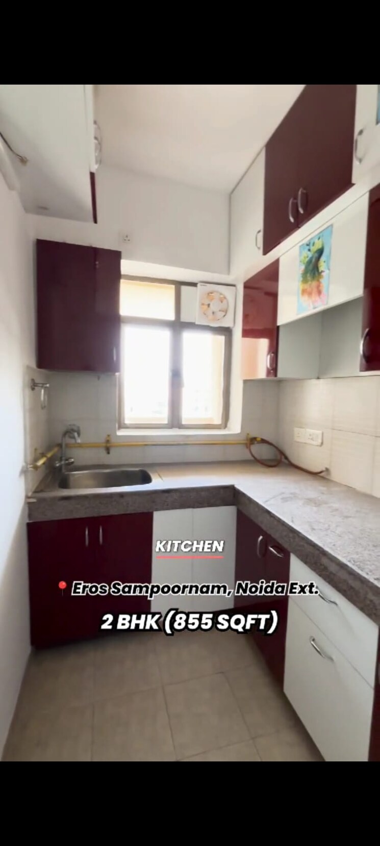 Kitchen, eros-sampoornam 2 Bedroom 855 Sq.Ft. Apartment In Sector 2 Greater Noida Greater Noida 8823907