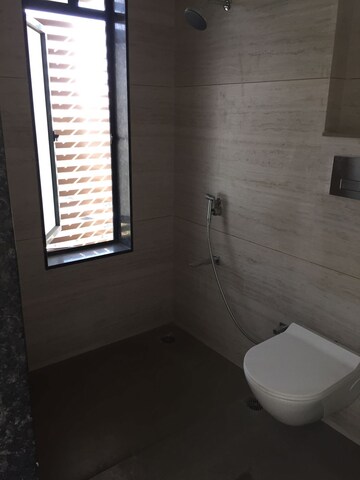 Bathroom in 3 BHK Apartment at Roodraksh Golf Walk, Chembur – for Rent