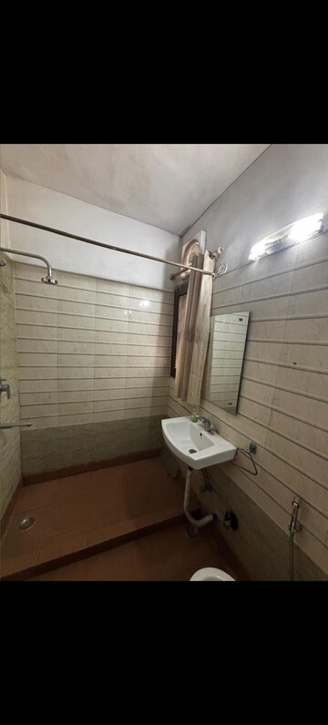 Bathroom in 3 BHK Builder Floor at Saket – for Rent