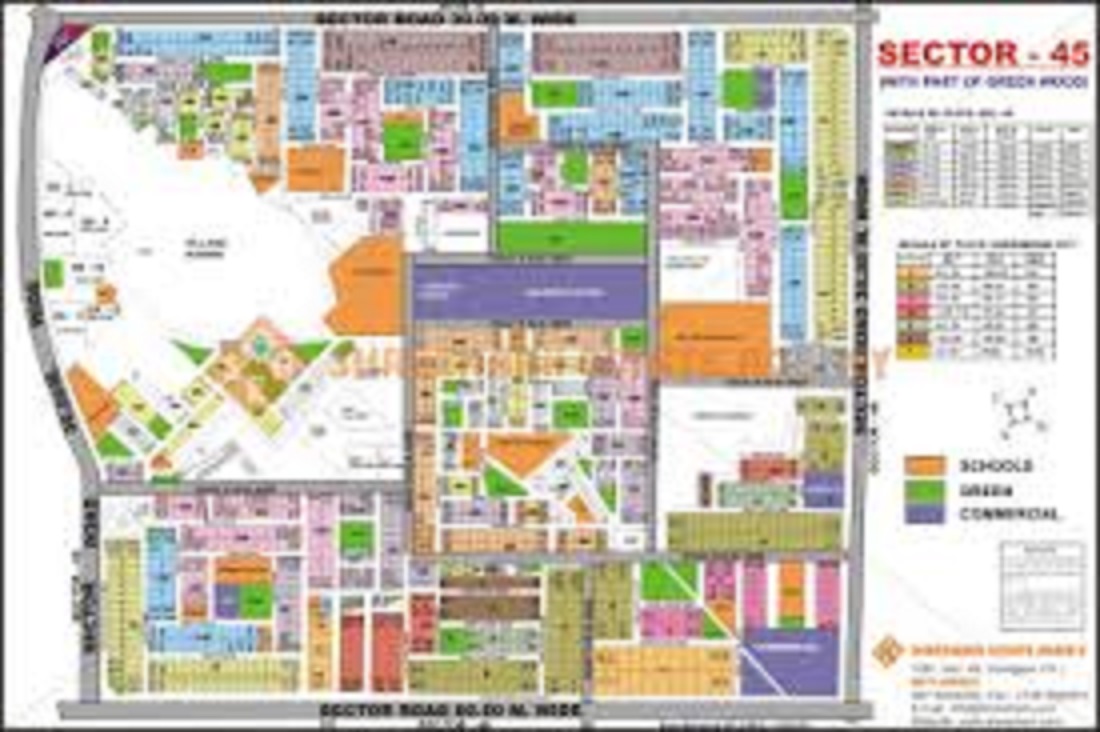 Master Plan, sector 45  60 Sq.Yd. Plot In Sector 45 Gurgaon 8824254