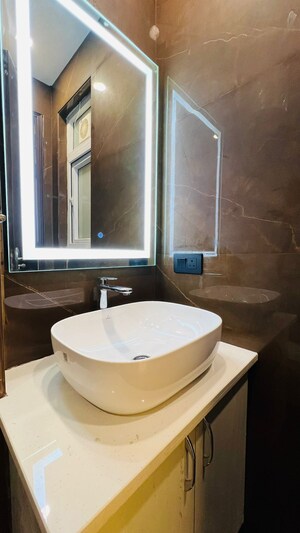 Bathroom in 3 BHK Builder Floor at Adani Samsara Vilasa, Sector 63 – for Sale