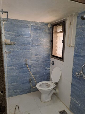 Bathroom in 2 BHK Apartment at Bhanushanti Complex, Malad East – for Rent