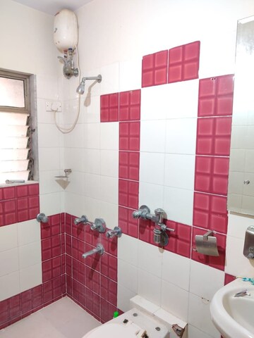 Bathroom in 1 BHK Apartment at K Raheja Palm Court, Malad West – for Rent