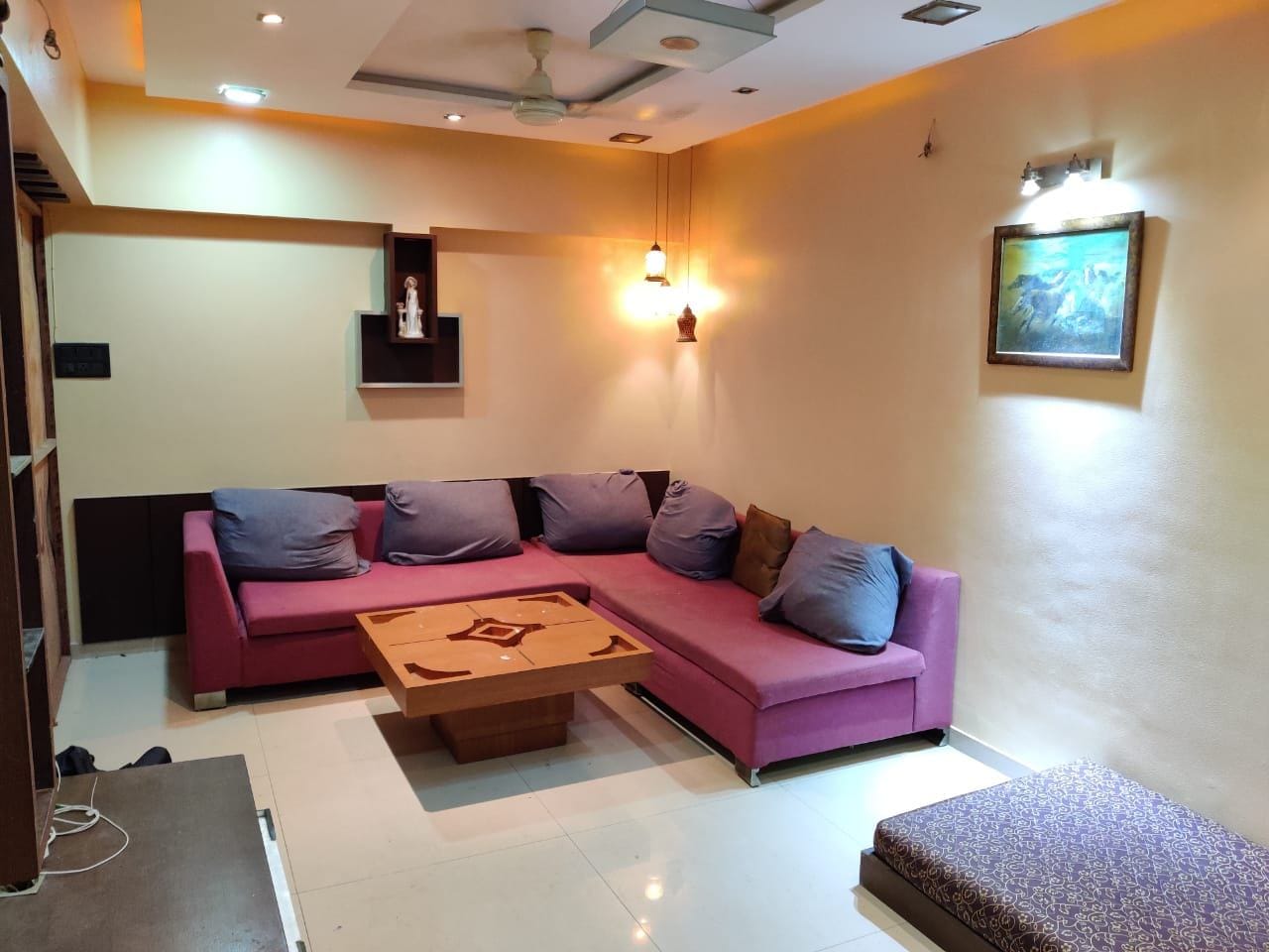 1 BHK + Pooja Room Apartment For Rent in K Raheja Palm Court