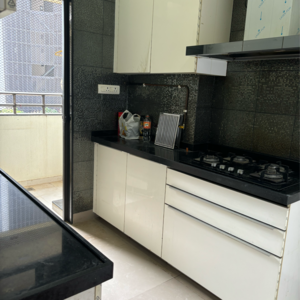 Kitchen in 2 BHK Apartment at Lodha Parkside, Kamala Mill – for Sale