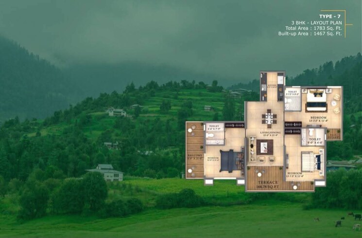 Exterior View, kumarhatti 3 Bedroom 1760 Sq.Ft. Apartment In Kumarhatti Solan 8825519