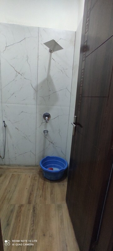 Bathroom in 3 BHK Builder Floor at Motia Blue Ridge, Dhakoli – for Rent
