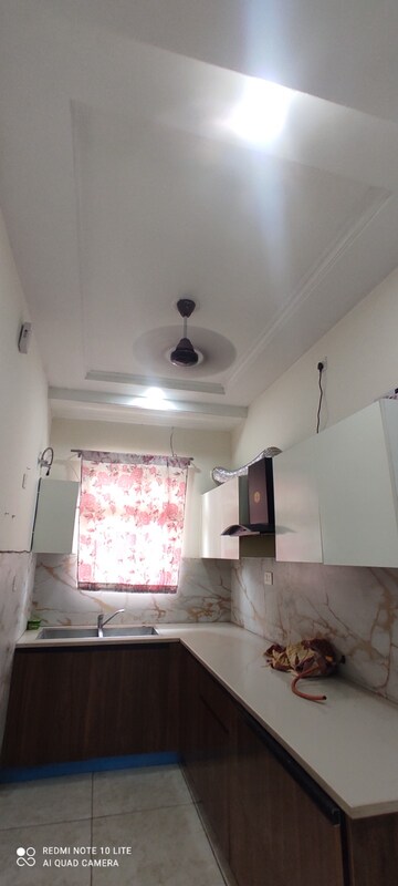 Bathroom in 3 BHK Builder Floor at Motia Blue Ridge, Dhakoli – for Rent