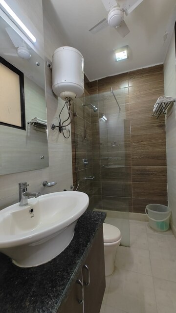 Bathroom in 3.5 BHK Apartment at DDA Rosewood Apartments, Vasant Kunj – for Rent