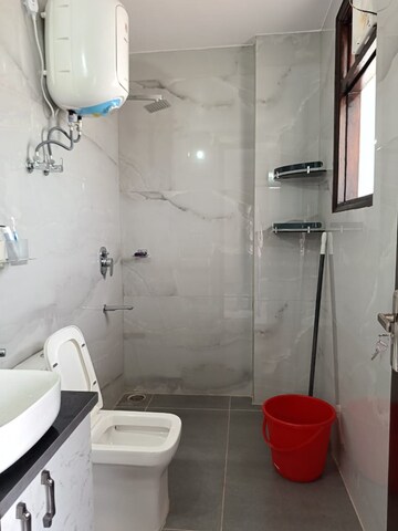 Bathroom in 3 BHK Builder Floor at Kohli One Malibu Town, Sector 47 – for Rent
