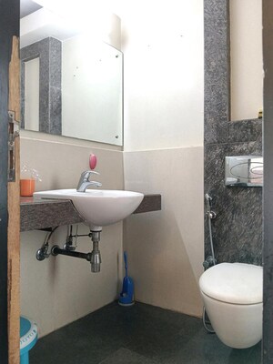 Bathroom in 2 BHK Apartment at Lodha Luxuria, Majiwada – for Sale