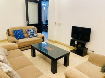 Living Room in 3 BHK Apartment at Greater Kailash Part 3 – for Rent