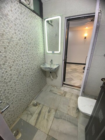 Bathroom in 3 BHK Builder Floor at Malviya Nagar – for Rent