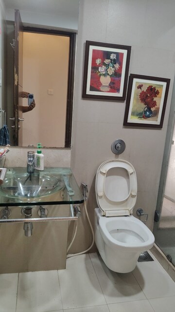 Bathroom in 2 BHK Apartment at K Raheja Vistas, Powai – for Rent
