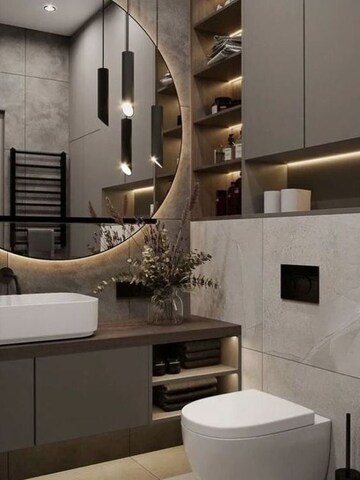 Kitchen in 1 BHK Villa at Pamposh Enclave – for Rent