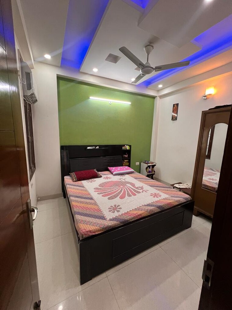 Bedroom, indrapuram 3 Bedroom 1340 Sq.Ft. Builder Floor In Indrapuram Ghaziabad 8826386