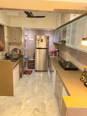 Kitchen in 4 BHK Apartment at Ansal Heights, Worli – for Sale