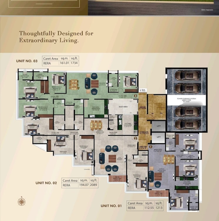 Floor Plan, ajmera-prive 6+ Bedroom 3900 Sq.Ft. Apartment In Juhu Mumbai 8826405