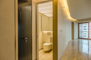 Building Lobby in 4 BHK Apartment at Lodha World One, Worli – for Sale