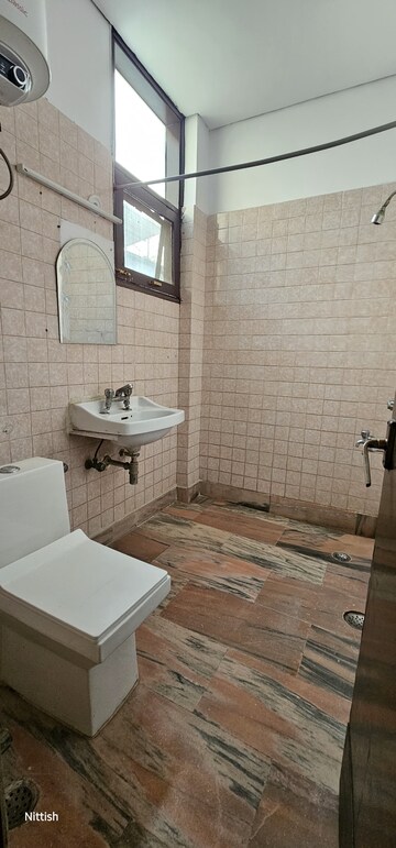 Bathroom in 3 BHK Builder Floor at Greater Kailash ii – for Rent