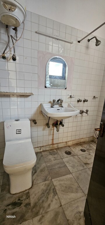 Bathroom in 3 BHK Builder Floor at Greater Kailash ii – for Rent