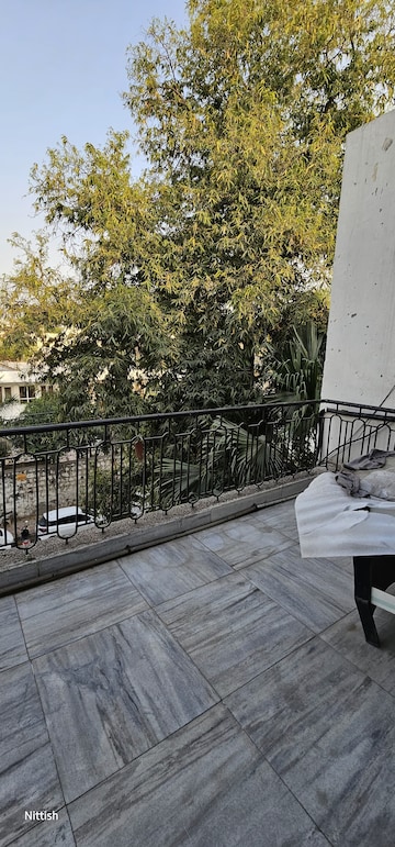 Balcony in 3 BHK Builder Floor at Greater Kailash ii – for Rent