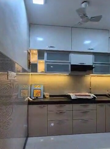 Kitchen in 3 BHK Apartment at Acme Ozone, Manpada – for Rent