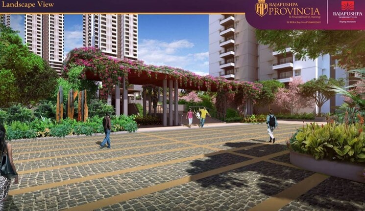 Exterior View, rajapushpa-provincia 3 Bedroom 2020 Sq.Ft. Apartment In Narsingi Hyderabad 8826564