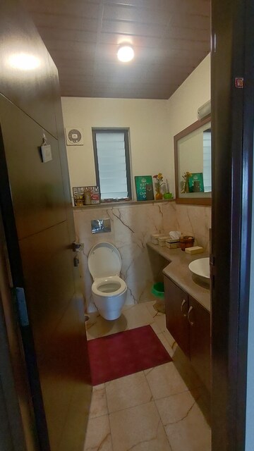 Bathroom in 3 BHK Apartment at Legacy Estilo, Yelahanka – for Rent