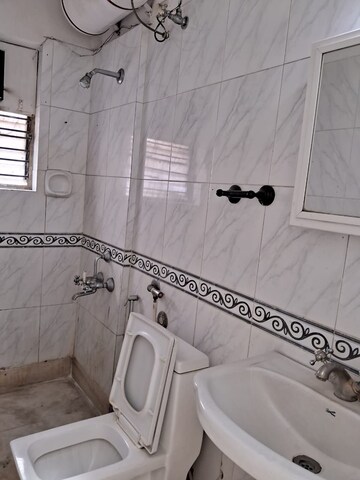 Bathroom in 3 BHK Apartment at Kumar Palmsprings, Undri – for Rent