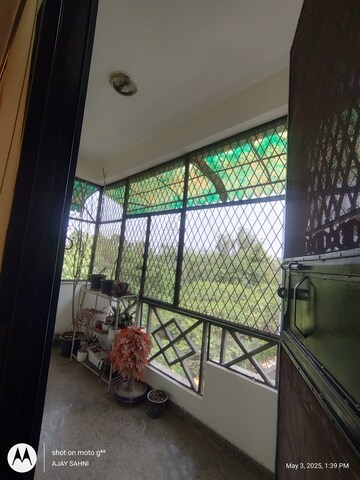 Balcony in 3 BHK Builder Floor at Mehrauli – for Rent