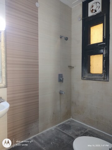 Bathroom in 3 BHK Builder Floor at Mehrauli – for Rent