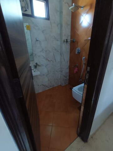 Bathroom in 3 BHK Builder Floor at Jaas Enclave, Chittaranjan Park – for Rent