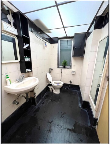 Bathroom in 1 BHK Apartment at Lady Ratan Tower, Worli – for Rent