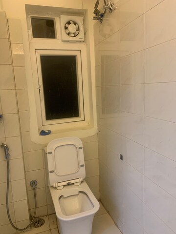 Bathroom in 3 BHK Apartment at Hill Ridge Springs, Gachibowli – for Rent