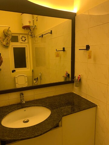 Bathroom in 3 BHK Apartment at Hill Ridge Springs, Gachibowli – for Rent