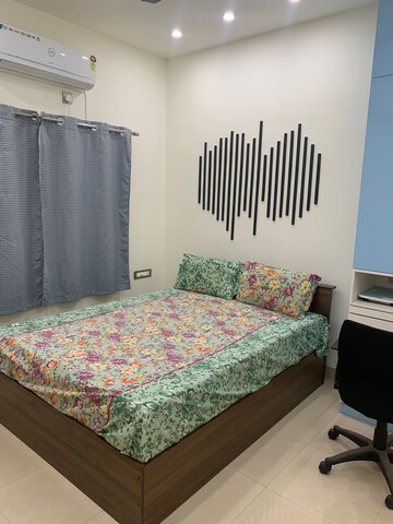 Bedroom in 3 BHK Apartment at Hill Ridge Springs, Gachibowli – for Rent