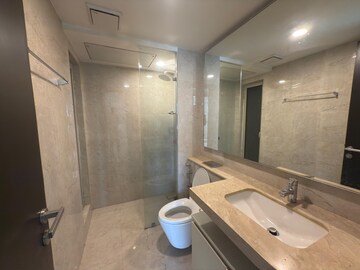 Bathroom in 2 BHK Apartment at Hiranandani Atlantis, Powai – for Rent
