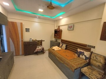 Living Room in 2 BHK Apartment at Hill Top CHS Borivali West, Borivali West – for Rent