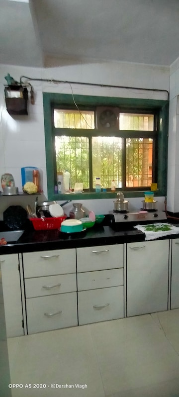 Kitchen in 1 BHK Apartment at Rukmini Mata Apartment, Bhandup East – for Sale