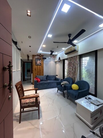 Living Room in 2 BHK Apartment at Leela Cliff CHS, Dahisar West – for Rent