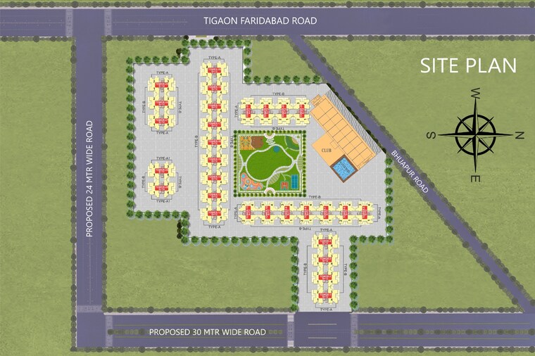 Master Plan, breez-global-heights 2 Bedroom 1000 Sq.Ft. Apartment In Sohna Sector 33 Gurgaon 8826790