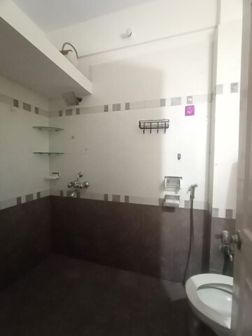 Bathroom in 2 BHK Apartment at Rupali CHS, Malad West – for Rent