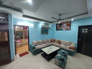 Living Room in 3 BHK Builder Floor at Mahindru Enclave – for Sale