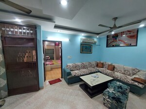 Living Room in 3 BHK Builder Floor at Mahindru Enclave – for Sale