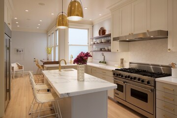 Kitchen in 4 BHK Builder Floor at Vasant Vihar – for Rent