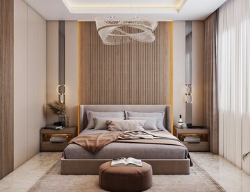 Bedroom in 3 BHK Builder Floor at Vasant Vihar – for Rent
